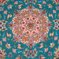 فرش دایره اندازه یک متر ونیم در یک متر ونیم