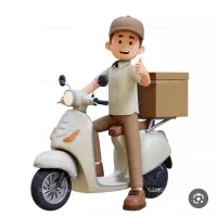 پیک موتوری + کارگر ساده