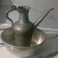 افتامه لگن مسی عتیقه|کلکسیون اشیاء عتیقه|قرچک, میرزائی شمالی|دیوار