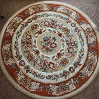 گلیم فرش گل برجسته