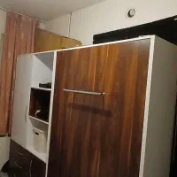 تخت تاشو همراه با کمد دیواری