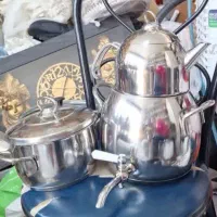 کتری و قوری کرکماز و پلان و هدفون