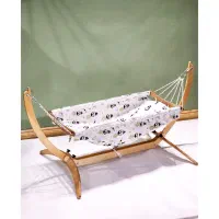 گهواره ننو چوبی تاشو|اسباب و اثاث بچه|قیامدشت - خاورشهر, |دیوار