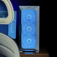 کیس سفید مناسب بازی و طراحی اقساطی|رایانه رومیزی|قم, بنیاد|دیوار