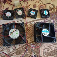 فن کامپیوتر ۱۲ و۲۴ و۳۵ ولت فن سی پی یو کامپیوتر|قطعات و لوازم جانبی رایانه|کرج, مصباح|دیوار