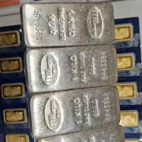 شمش یک کیلویی نقره بالاترین عیار