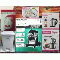 جهیزیه جارو همزن فلاکس خردکن چایساز 6تیکه ضمانتی