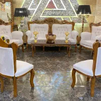 مبل وناهارخوری بلژیکی چوب راش(تشک دوبل سفارشی ساز