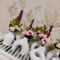 گلدان مینمال خام و رنگ شده قیمت استثنایی