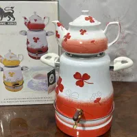 ست کتری قوری لعابی قدیمی هوم کینگ