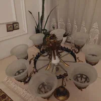 لوستر کلاسیک تزئینی  جلوه‌ای خاص برای دکور شما|لوستر و چراغ آویز|مشهد, هنرستان|دیوار