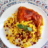 زرشک پلو با مرغ تهیه غذای خانگی اقتصادی و هیئت