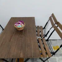 میز صبحانه خوری چهارنفره همراه باصندلی