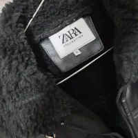 کاپشن چرم برندِ زارا کاملانو مناسب تاوزن ۷۰کیلوگرم|لباس|رباط‌کریم, مسکن مهر آبشناسان|دیوار