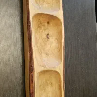 اردوخوری چوبی دسته فلزی