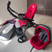 ست کامل کالسکه سه‌تکه Peg Perego+همراه لوازم کامل|کالسکه و لوازم جانبی|شیراز, کوی قضات|دیوار