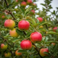 نهال سیب عروس یا سیب گلاب نهالستان پاشاپور