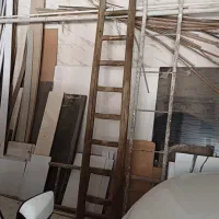 پله چوبی ۴ متری