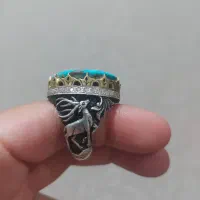 انگشتر فیروزه نیشابور مخراجکاری|جواهرات|میبد, |دیوار