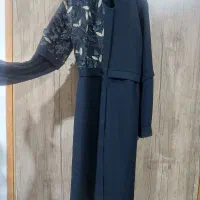 مانتو مشکی مجلسی سایز ۴۲ تا ۴۴