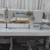 چرخ خیاطی صنعتی زیگزال دوسوزنه میز مکش