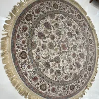 فروش فرش گرد شاهکار شفق تبریز در حد نو