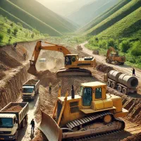 خدمات لودر‌ . بیل مکانیکی . کامیون