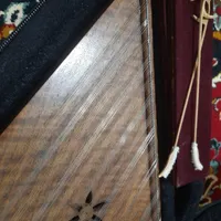 سنتور مافی از جنس چوب گردوی اعلا کم کارکرد|سازهای سنتی|گناباد, |دیوار