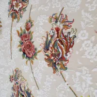 فرش۱۲متری ۷۰۰شانه طرح افشان گل رز