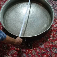 دیگ مسی قطر ۹۵و عمق ۴۰سانت