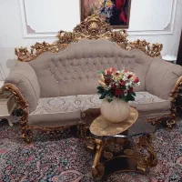 مبلمان استیل سلطنتی *درحدنو*|مبلمان خانگی و میز عسلی|ملایر, |دیوار