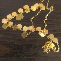 گردنی طلا و  گوشواره طلای دخترانه نونو|جواهرات|اردبیل, |دیوار