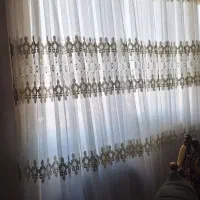 پرده  با والان پذیرایی وکتیبه