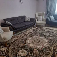 مبلمان ۸نفره+میز وسط و ۳عدد گل میز