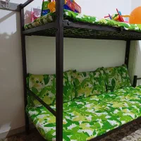 تخت دوطبقه فلزی مناسب نوجوان