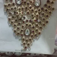 گردنبند هندی نگینی|بدلیجات|خاش, |دیوار