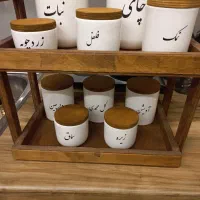 بانکه سرامیکی و استند چوبی|ظروف سرو و پذیرایی|تهران, یافت آباد جنوبی|دیوار