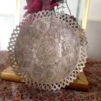 سینی شیرینی خوری عتیقه قاجاری