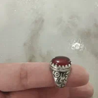انگشتر نقره عقیق مردانه