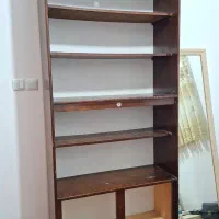 کتابخانه چوبی ۶ طبقه قدیمی سالم