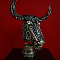 مجسمه های فلزی