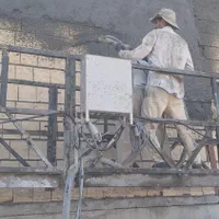 سیمانکاری ضدآب نرمه شاتکریت باکلایمر بدون داربست