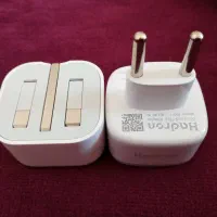 کله شارژر آیفون و مبدل۲شاخه