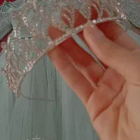 لباس عقد دست گل تاج