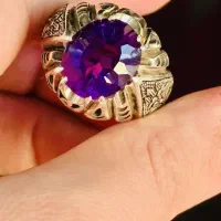 انگشتر مردانه آمیتیس گارنت یاقوت زمرد عقیق زبرجد