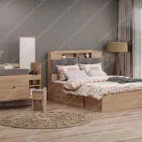 تخت دونفره *مدرن کشو دار**برند معروف بلج