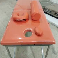 تخت پرتابل-تاشو-چمدانی-یک شکن-قابل حمل پایه استیل