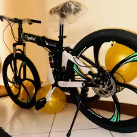 دوچرخه سایز۲۴ برند کریستال تاشو