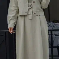 کت + سارافون . کفتان بلند خنک