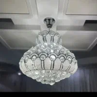لوستر تمام کریستال کاملا سالم و نو و شیک